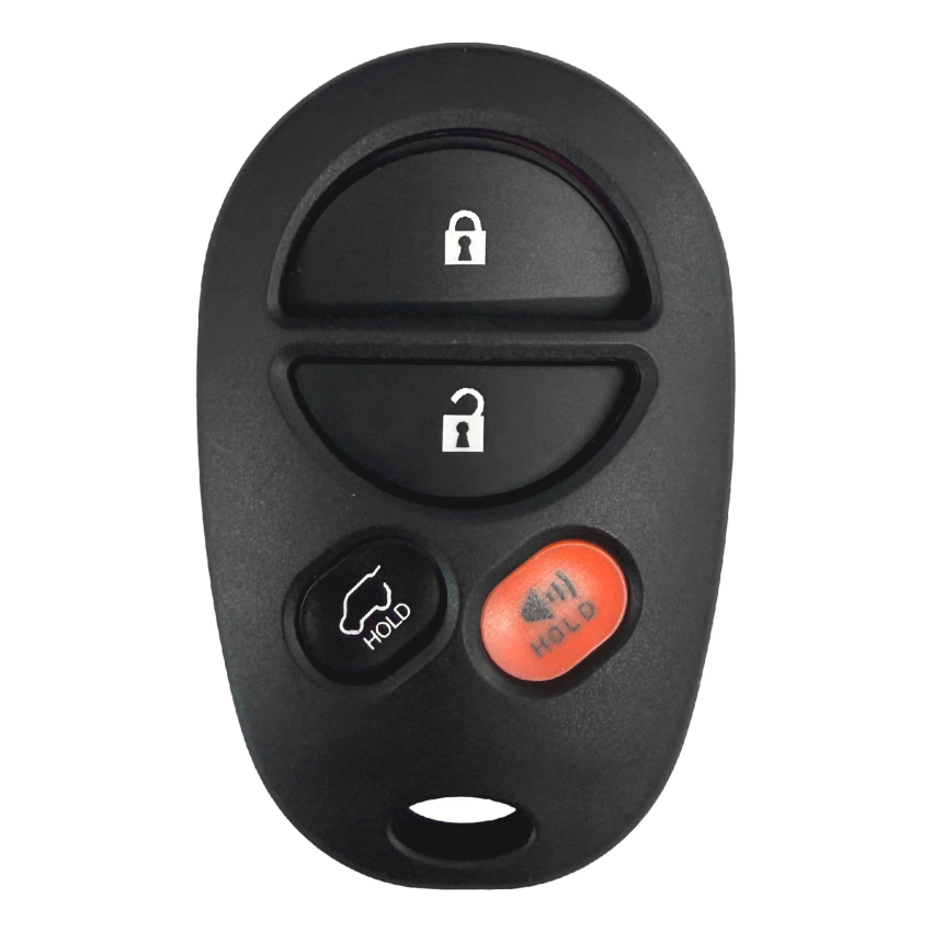 Toyota Highlander 4 Button Remote Shell 2008-2018 For GQ43VT20T | Aftermarket