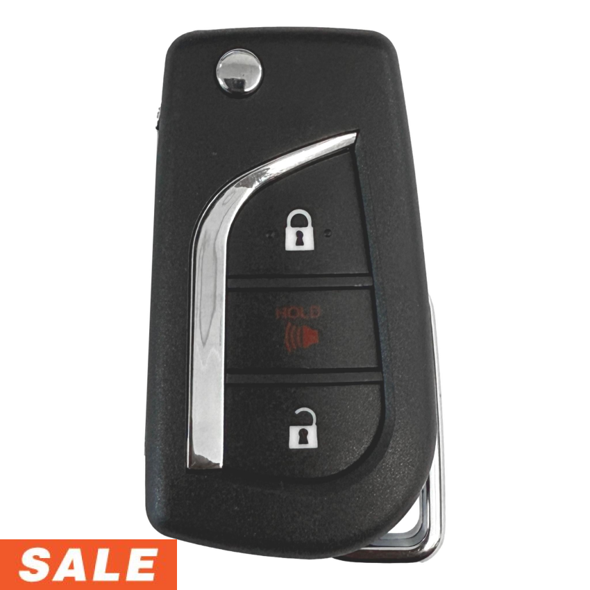 Toyota 3 Button Replacement Shell For GQ4-73T / MOZB97TZ | Aftermarket