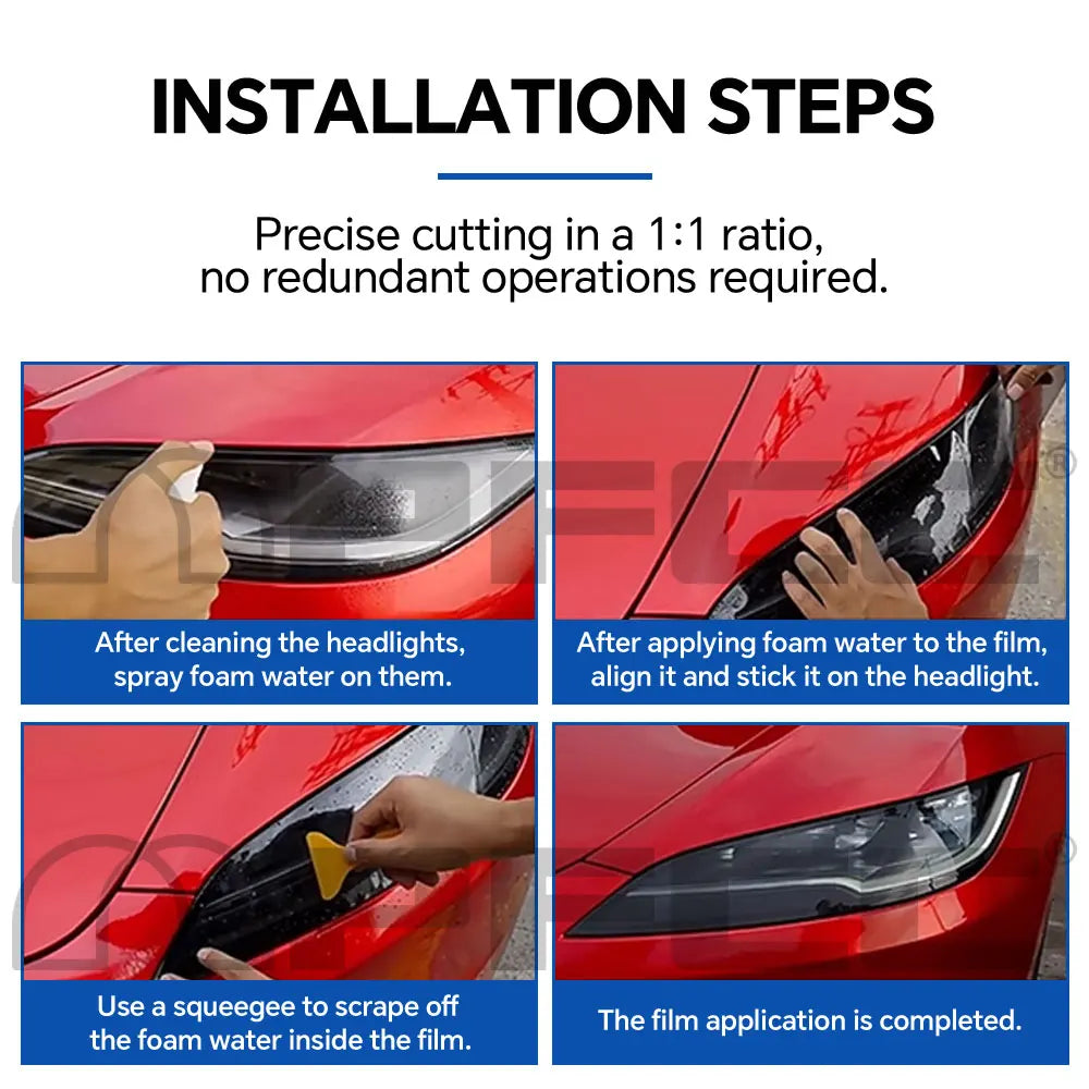 Precut PPF for Toyota RAV4 Hybrid XA50 (2019–2025) | TPU Headlight, Door & Mirror Protection