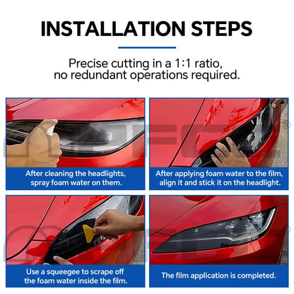Precut PPF for Toyota RAV4 Hybrid XA50 (2019–2025) | TPU Headlight, Door & Mirror Protection