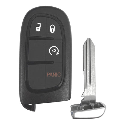 Dodge RAM Jeep 4 Button Smart Key Replacement Shell GQ4-54T | Aftermarket
