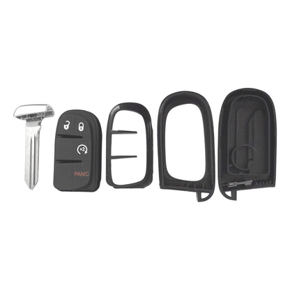 Dodge RAM Jeep 4 Button Smart Key Replacement Shell GQ4-54T | Aftermarket