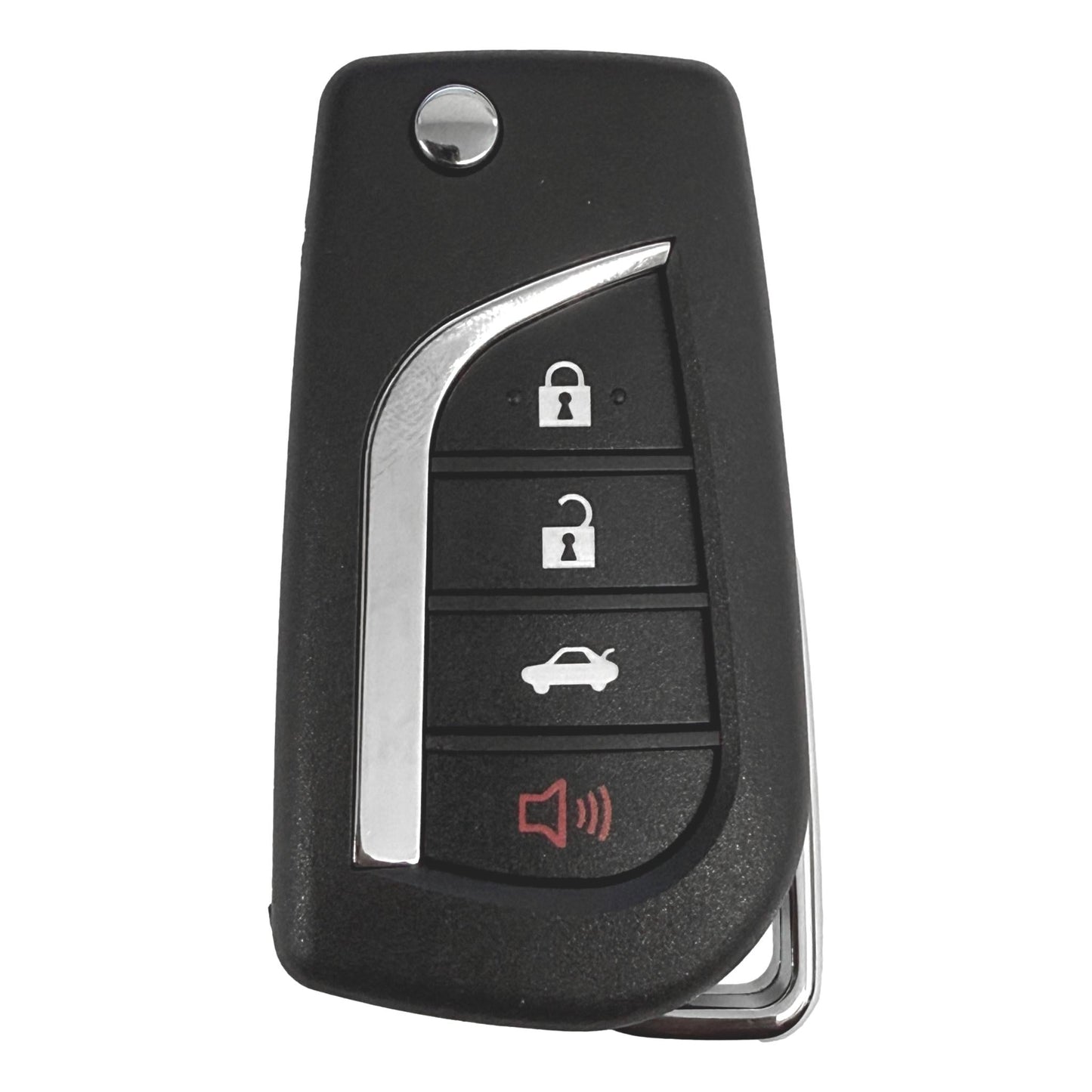 Toyota 4 Button Flip Key Replacement Shell For HYQ14BFB / HYQ12BGF | Aftermarket