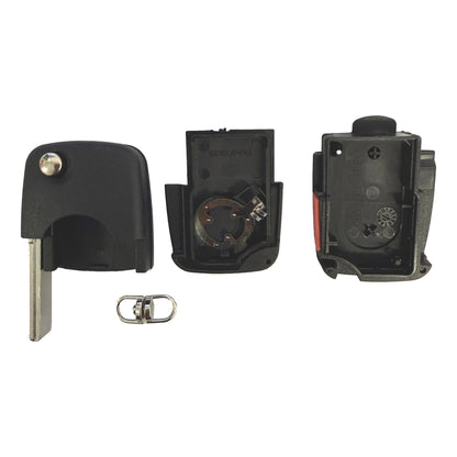 Audi A4 A6 S4 3 Button Flip Key Replacement Shell For MZ241081964 / MYT8Z0837231 | Aftermarket