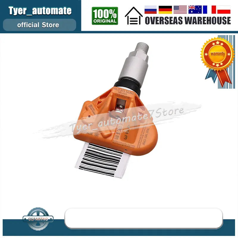 4PCS 5Q0907275F Tire Pressure Monitoring System Sensor | For Audi, Skoda, Porsche, VW