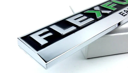 Flex Fuel Metal 3D Car Stickers