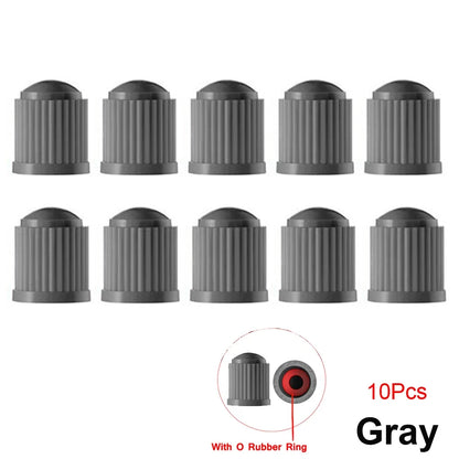 10/25/50/100Pcs Universal Plastic Tire Valve Caps for Cars, Trucks, Motorcycles, and Bicycles