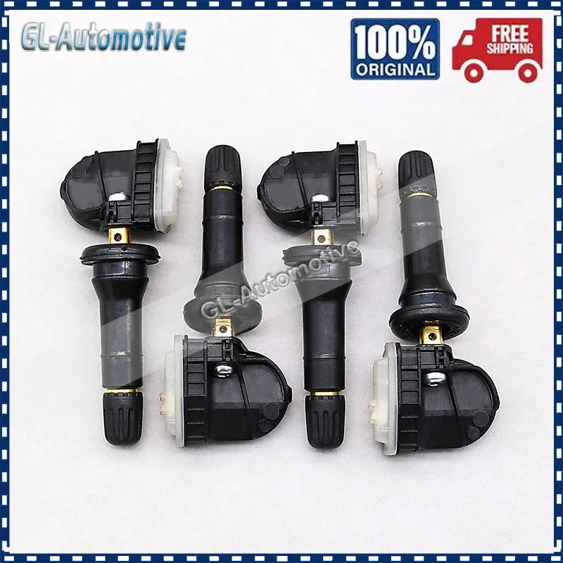 Set of 4 TPMS Tire Pressure Sensors EV6T-1A180-DC for Ford Models | Direct Replacement