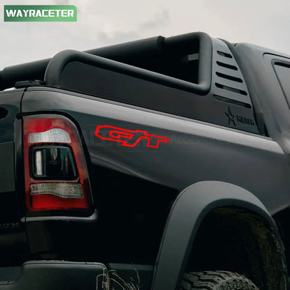 GT Rear Trunk Side Body Graphic Decal for Dodge RAM 1500 (2021–2024) | 2-Piece Vinyl Sticker