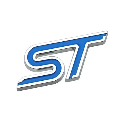 3D Metal ST Badge | Body & Trunk Emblem for Ford Everest / Fiesta / Ecosport / Focus