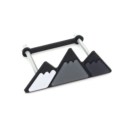 TRD Tri-Color Grille Badge Emblem for Toyota Tacoma / Tundra / 4Runner / Highlander | 3-Piece ABS Set