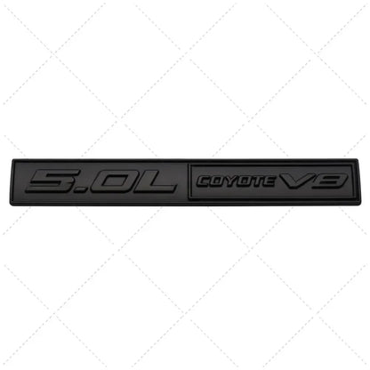 3D Metal 5.0 COYOTE V8 Trunk & Fender Emblem | Ford Mustang Badge Accessory
