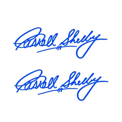 Carroll Shelby Interior & Window Vinyl Decal for Ford Mustang | 2-Piece Sticker