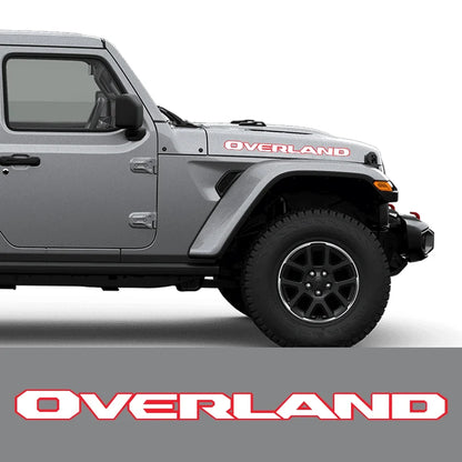 Engine Hood Decal for Jeep Gladiator Overland | Pickup Truck Vinyl Sticker Graphic