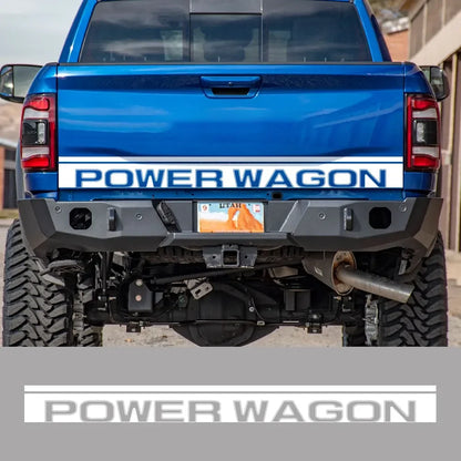 Power Wagon Tailgate Custom Letter Decal for Dodge RAM 1500 / 2500 Rebel | 12-Color Vinyl Sticker