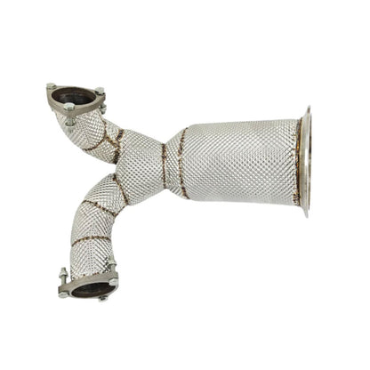 Catted Stainless Exhaust Downpipe for Audi S4 S5 B9 3.0T