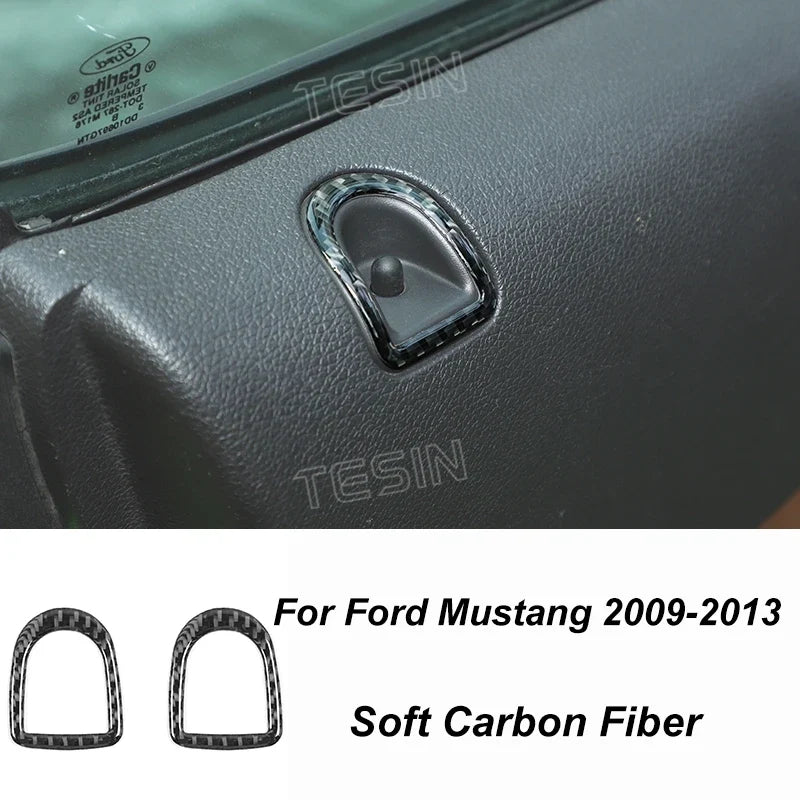 Carbon Fiber Grain Interior & Exterior Decoration Sticker for Ford Mustang (2009-2014) | Kit