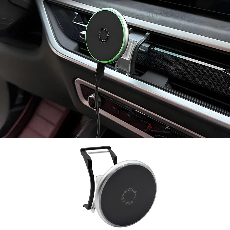 For BMW X5 X6 G05 G06 2019-2025 Car Wireless Charger Magnetic Holder