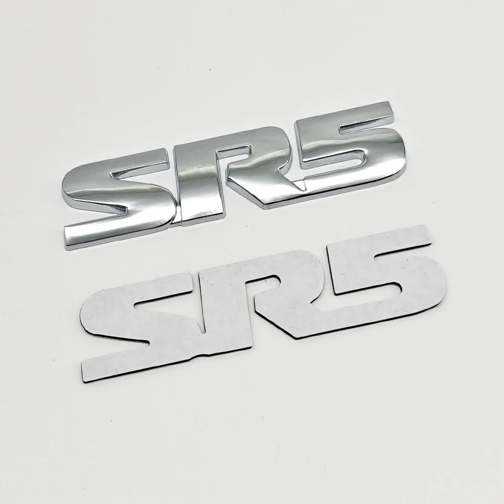 3D Metal SR5 Emblem Fender / Door Side Badge for Toyota | Logo Letter Sticker