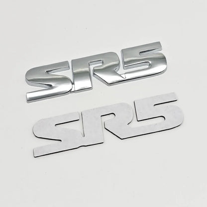 3D Metal SR5 Emblem Fender / Door Side Badge for Toyota | Logo Letter Sticker