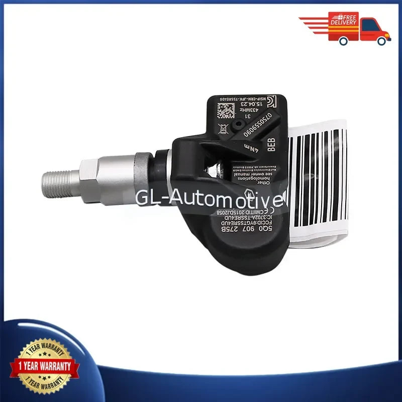 Set of 4 TPMS 433MHz Tire Pressure Sensors for Porsche Macan Panamera Taycan