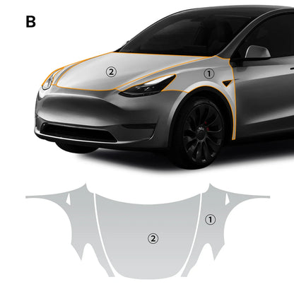 Precut PPF for Tesla Model Y (2020–2024) | 9-Mil TPU Paint Protection Film Clear Bra