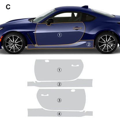 Precut PPF for Toyota GR86 (2021–2025) | TPU Paint Protection Film Clear Bra