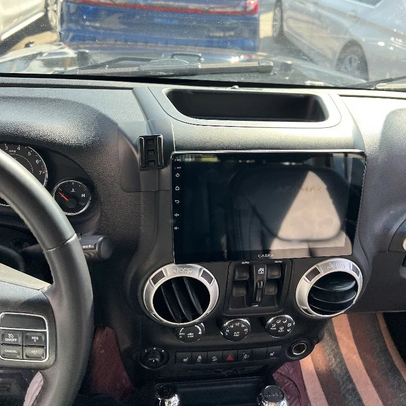 Phone Holder Base For Jeep Wrangler JK 2011-2018 Wireless Charging 360° Rotation