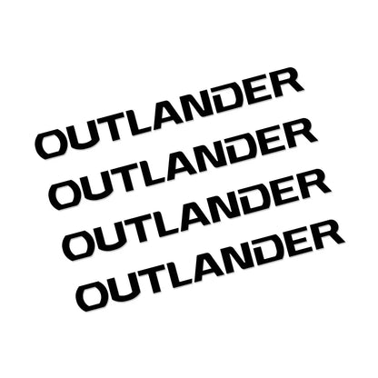 Wheel Rim Vinyl Decal for Mitsubishi Lancer / Outlander / Ralliart / ASX | DIY Rim Sticker Film