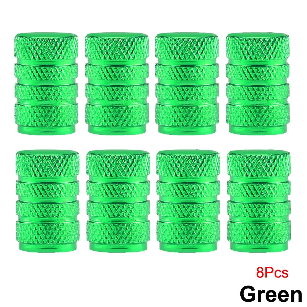 Aluminum Tire Valve Caps | Dustproof Universal Stem Covers
