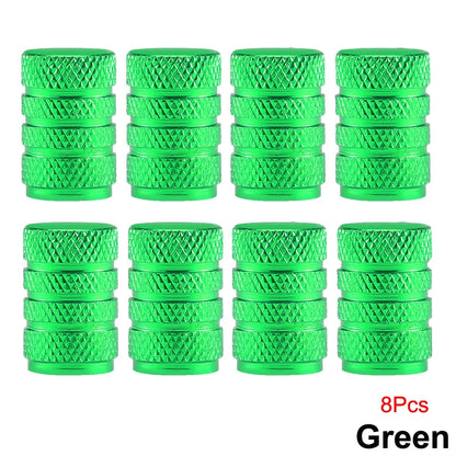 Aluminum Tire Valve Caps | Dustproof Universal Stem Covers