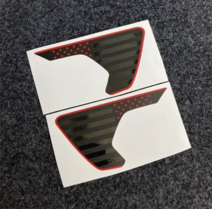 American Flag Hood, Fender Vent & Side Decal Kit for Jeep Wrangler JL / Gladiator (2018–2023) | Matte Vinyl
