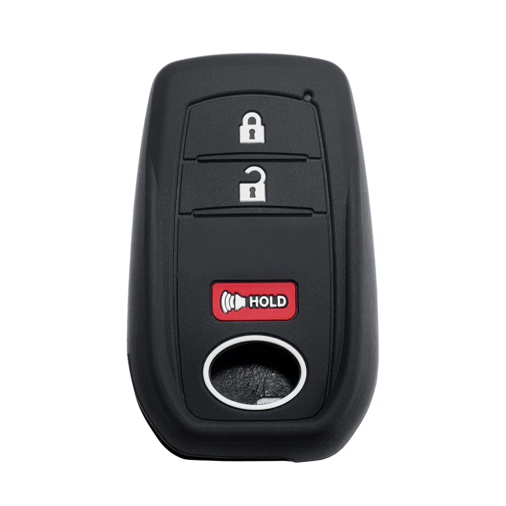 Silicone Key Fob Cover for Toyota Rav4 Corolla Camry Highlander Prius