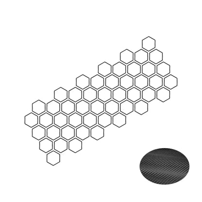 Universal Honeycomb Body Graphic Decal Film | Exterior Vinyl Decor Sticker for Cars & Trucks