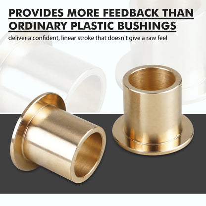 BMW 1 2 3 4 5 6 7 8 Series / X1 X3 X5 / Z4 Z8 / MINI Self-Lubricating Brass Clutch & Brake Pedal Bushing Kit 1989 - 2020