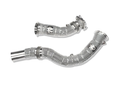 S55 Catless Downpipes with Heatshield for F8X M3 M4 & M2C