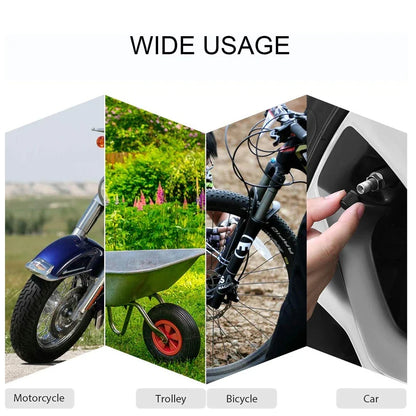 10/25/50/100Pcs Universal Plastic Tire Valve Caps for Cars, Trucks, Motorcycles, and Bicycles
