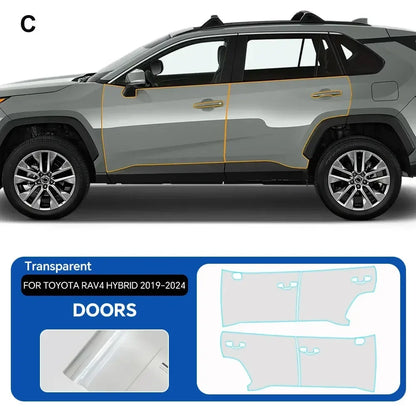 Precut PPF for Toyota RAV4 Hybrid XA50 (2019–2025) | 9-Mil TPU Paint Protection Film