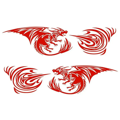 Dodge Challenger Hellcat Vintage Running Cat Tribal Tattoo Door Decal – Vinyl Graphic | 7 Designs, Left / Right / Both Sides