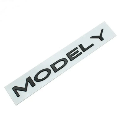 Original 3D ABS Letter Logo Emblem for Tesla Model 3 / Model Y | Rear Tailgate Trunk Badge