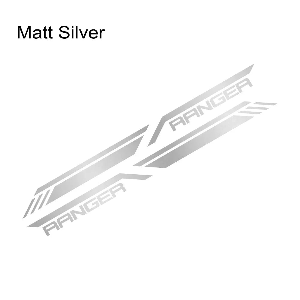 Side Stripe Decal for Ford Ranger Raptor T6 / XLT / T7 / T8 | Pickup Bed Vinyl Graphic