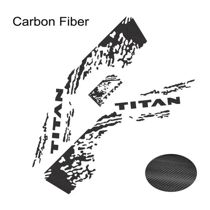 Splash Grunge Body Side Decal for Nissan Titan S / SL / SV / Platinum | 3-Piece Vinyl Truck Graphics
