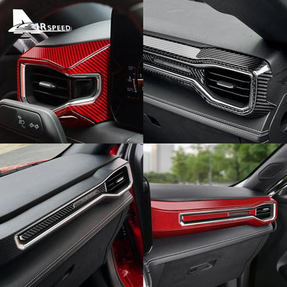 Real Soft Carbon Fiber Interior Trim for Ford Mustang GT / Dark Horse / EcoBoost (2024-2025)