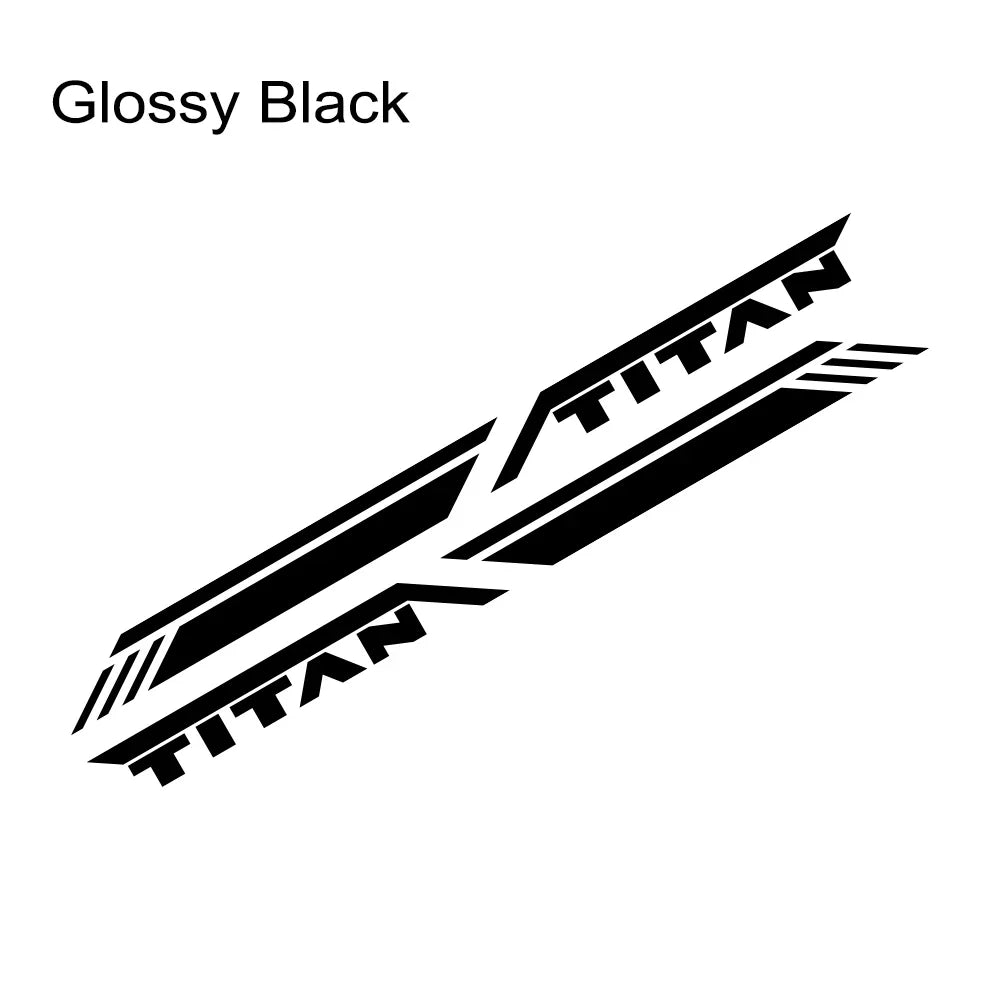 Trunk Side Stripe Decal for Nissan Titan Pro-4X | Pickup Truck Vinyl Graphic