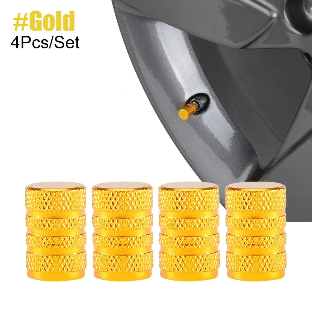 Aluminum Tire Valve Caps | Dustproof Universal Stem Covers