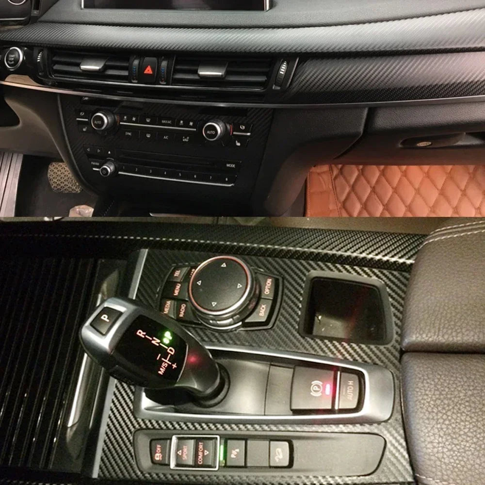 BMW X5 F15/X6 F16 2014-2018 Carbon Fiber Interior Stickers