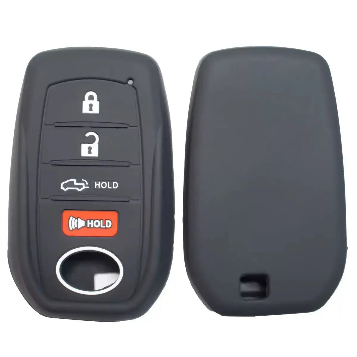 Silicone Key Fob Cover for Toyota Rav4 Corolla Camry Highlander Prius