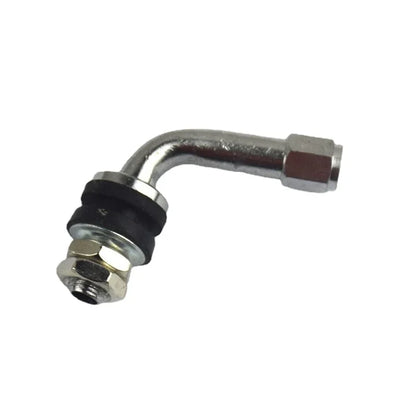 2Pcs 90/45 Degree Car Motorcycle Tire Valve Stems | Copper Extension Adapters