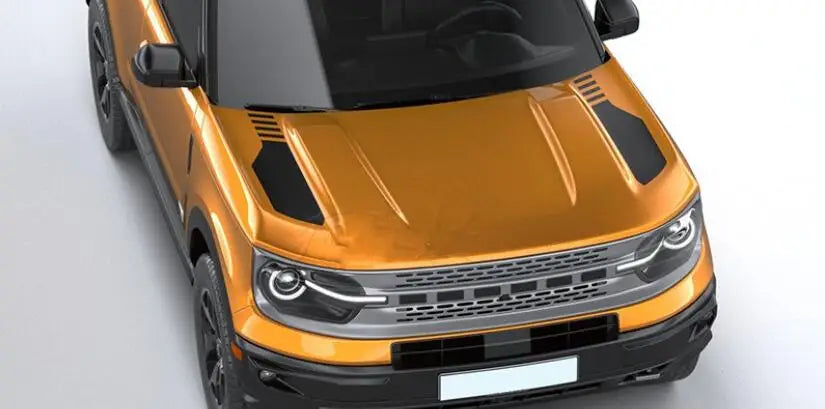Hood Scoop Racing Stripe Decal for Ford Bronco Sport (2021+) | Vinyl Bonnet Body Graphic