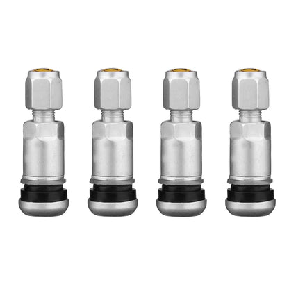 4pcs Universal Metal Car Motorcycle Tubeless Wheel Tyre Valve Stems Caps | Aluminum Alloy Tire Air Valve Stems